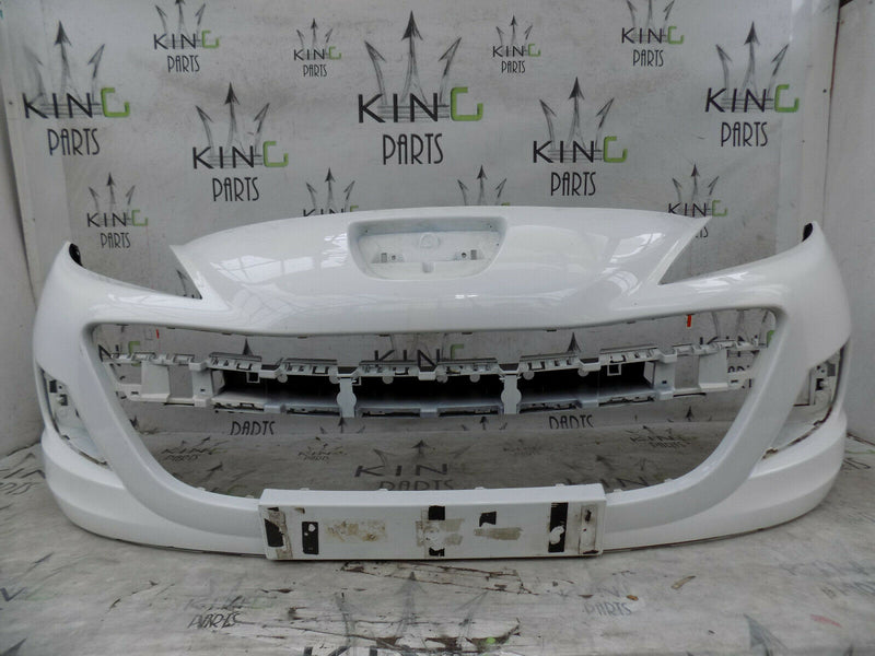 PEUGEOT 207 FACELIFT 2010-2014 FRONT BUMPER GENUINE WHITE 9688071577