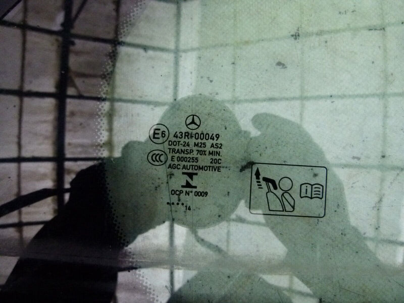 MERCEDES C W205 2014-2018 REAR RIGHT WINDOW GLASS GENUINE A2057306000