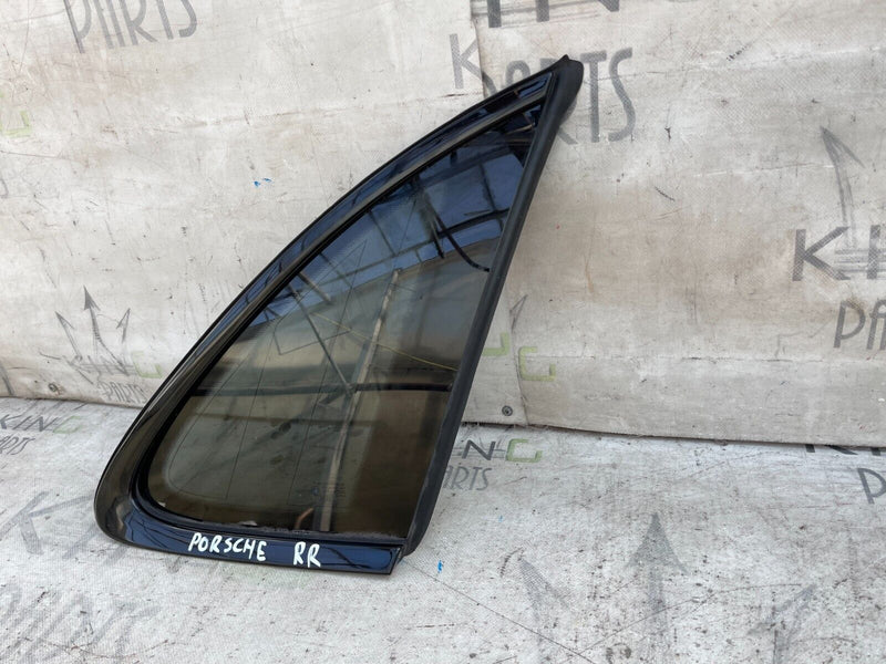 PORSCHE MACAN S 95B RIGHT SIDE REAR DOOR QUARTER WINDOW GLASS ! BLACK TINT