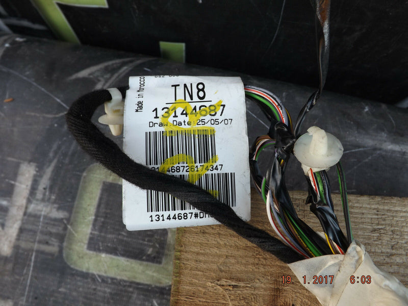 VAUXHALL CORSA D MK3 2006-ON GENUINE WIRING LOOM HARNESS REAR DOOR RIGHT SIDE