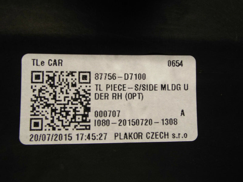 Hyundai Tucson 2015 2016 Side Skirt O/S Right Driver Side New Genuine Primed