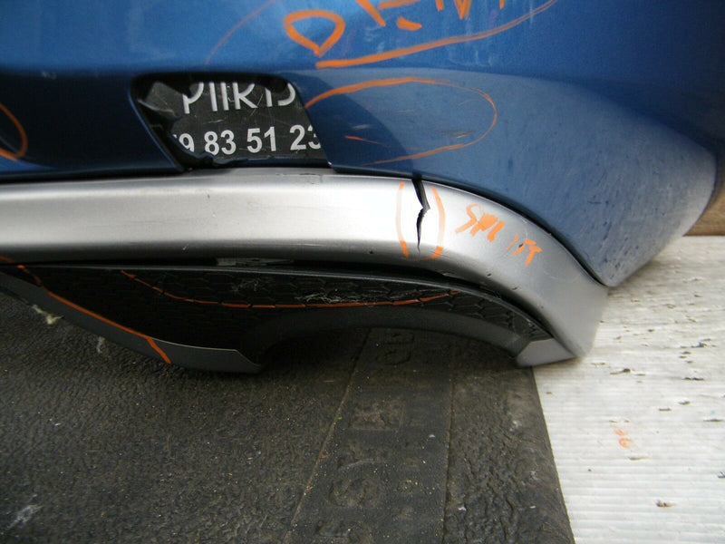 VOLVO V40 R DESIGN 2012-2016 REAR BUMPER GENUINE BLUE (A9214) 31283756