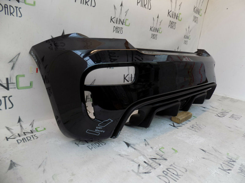 FIAT 500 ABARTH 959 FACELIFT 2016-ON BLACK REAR BUMPER GENUINE 735633081