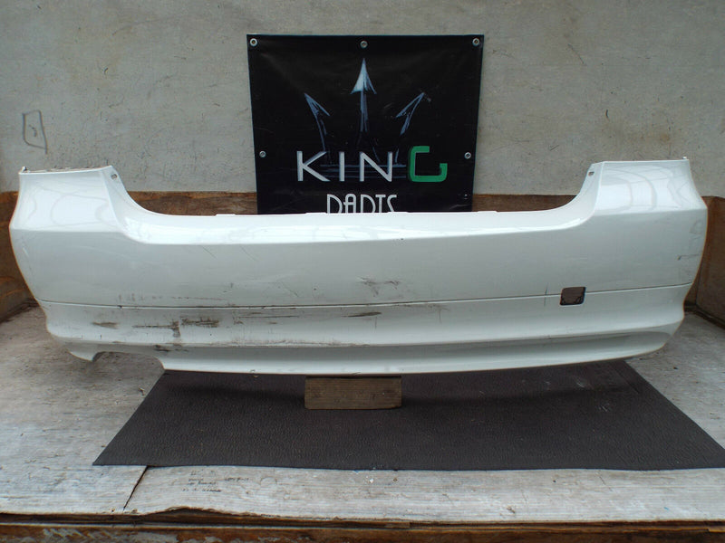 BMW E90 3 Series LCI Facelift 2009-2011 Rear Bumper Genuine White