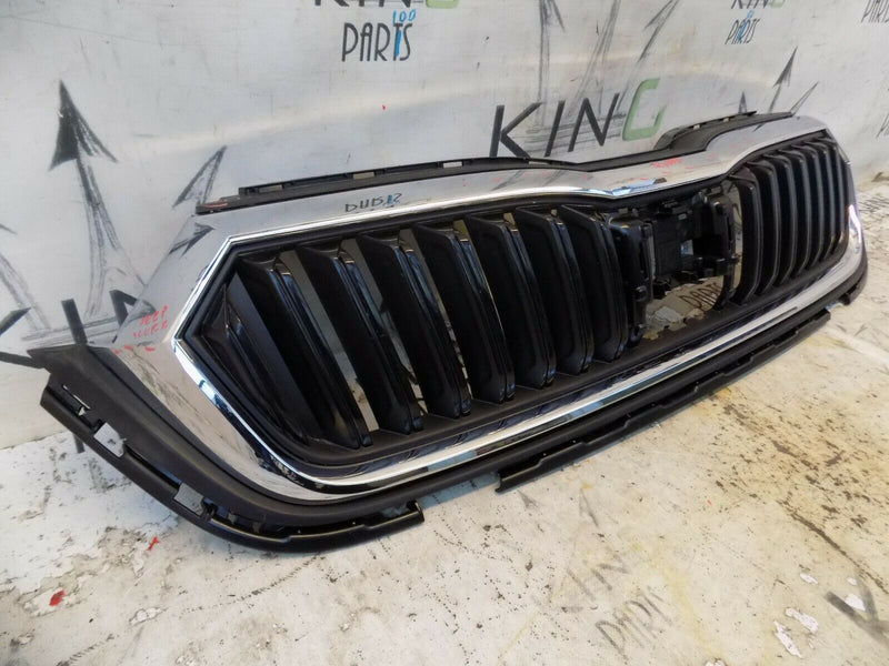 SKODA OCTAVIA 4 MK4 2020-ON FRONT BUMPER GRILL WITH SURROUND TRIM OEM PART