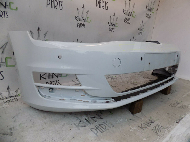 VW GOLF MK7 VII 5G 2013-2015 WHITE FRONT BUMPER GENUINE PDC 5G0807221
