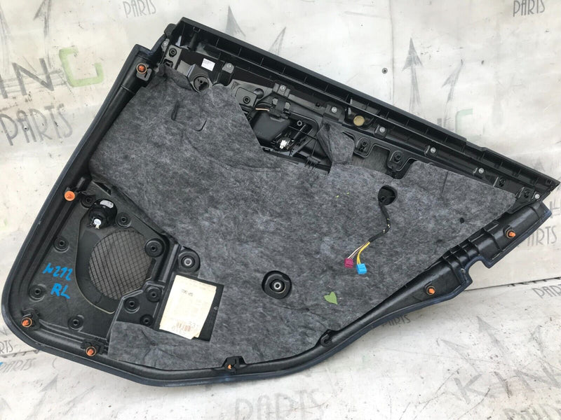 MERCEDES W212 2010-15 SALOON REAR DOOR LEATHER CARD COVER LEFT PASSENGER SIDE