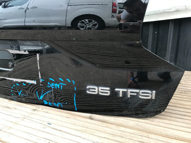 AUDI Q2 2013-2019 GENUINE BOOTLID TAILGATE PANEL in BLACK & WINDOW GLASS