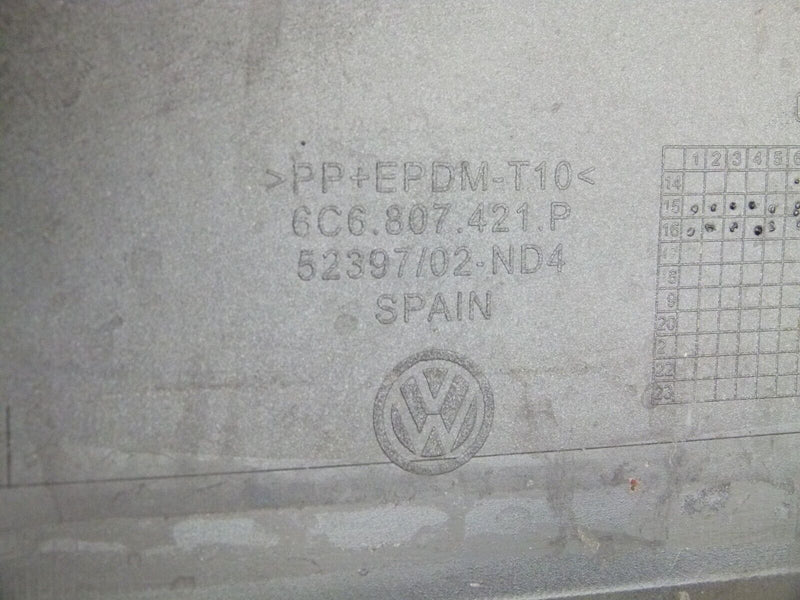 VW POLO GTI MK5 6C FACELIFT REAR BUMPER PDC GENUINE 6C6807421P
