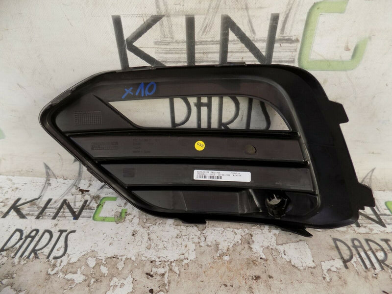 SEAT ATECA 2020-UP RHD FCL FRONT BUMPER RIGHT SIDE GRILLE IN GREY + PDC HOLES
