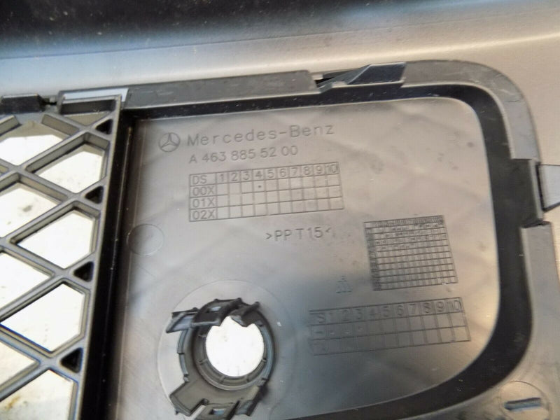 MERCEDES G CLASS W463 2018-ON BLACK FRONT BUMPER GENUINE PDC A4638855000