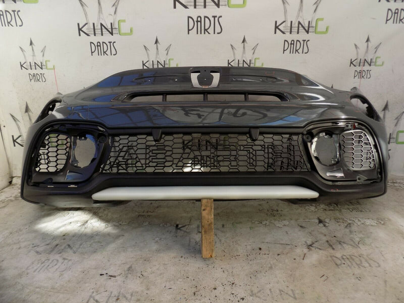 FIAT 500 ABARTH 595 2016-UP FCL FRONT BUMPER DARK GREY+GRILL OEM 735633044