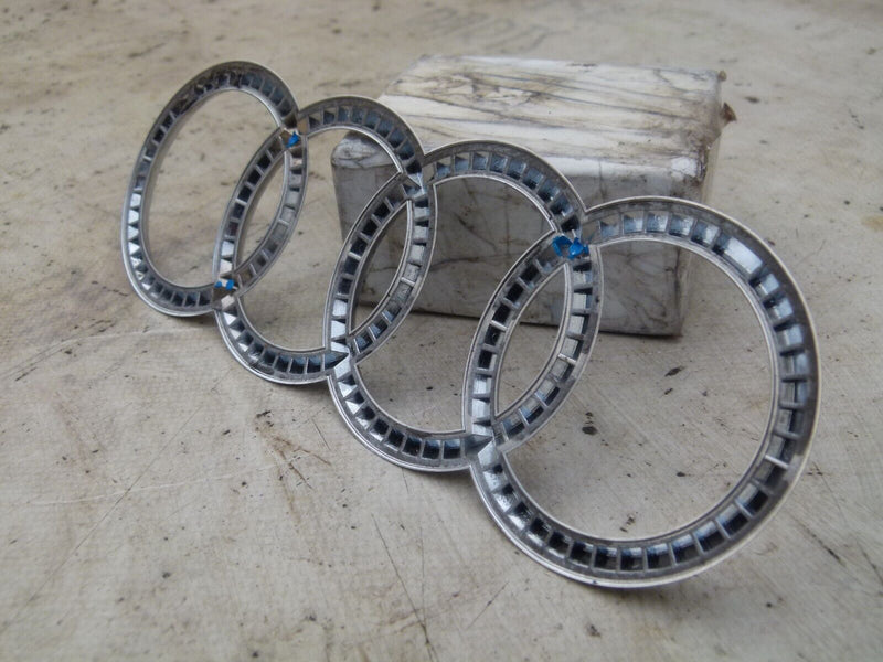 AUDI CHROME EMBLEM BADGE GENUINE