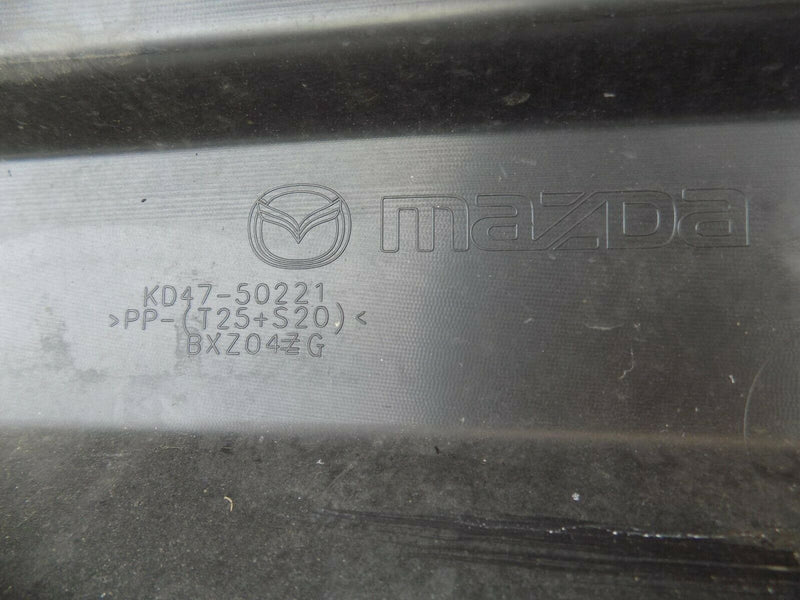 MAZDA CX5 2012 2013 2014 BLACK REAR BUMPER GENUINE PDC HOLES KD47-50221