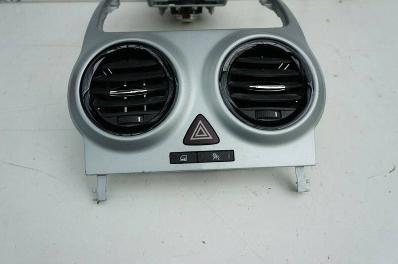 VAUXHALL CORSA D 2006-2014 CENTRE CONSOLE WITH HAZARD SWITCH SILVER 13204955