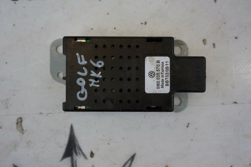 VW GOLF VI MK6 2008-2012 AMP AERIAL ANTENNA AMPLIFIER NOISE FILTER 5M0035570B