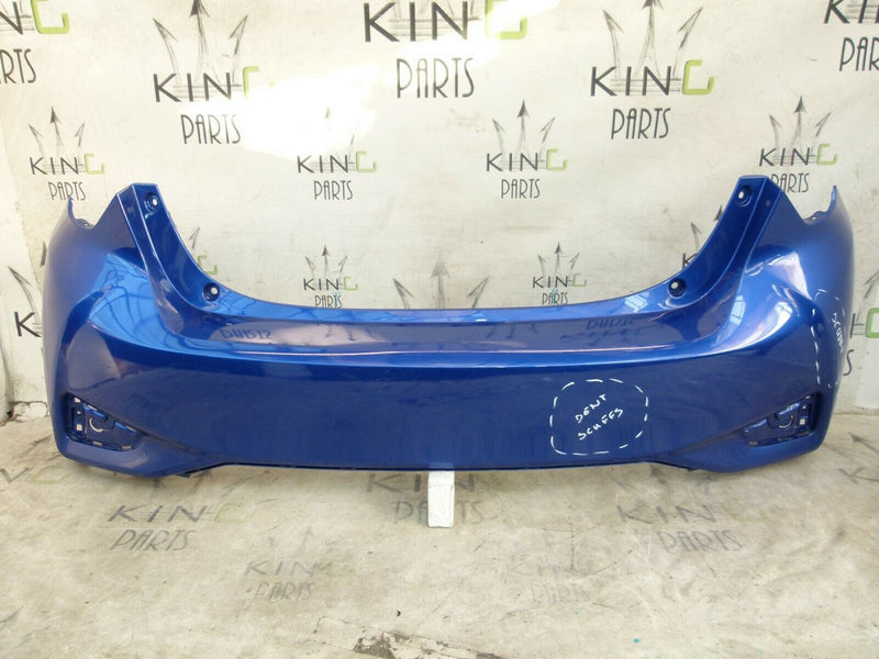 TOYOTA YARIS III FACELIFT 2017-2018 BLUE REAR BUMPER GENUINE 52159-0D480