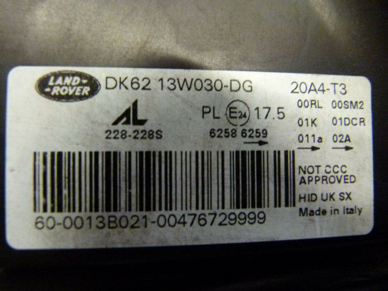 RANGE ROVER SPORT L494 2013-17 GENUINE HEADLIGHT XENON & BALLAST LEFT SIDE