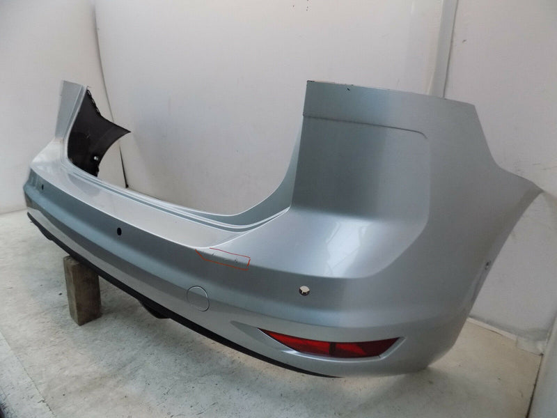 VW TOURAN II MK2 5T 2015-2018 SILVER REAR BUMPER GENUINE PDC 5TA807421AB