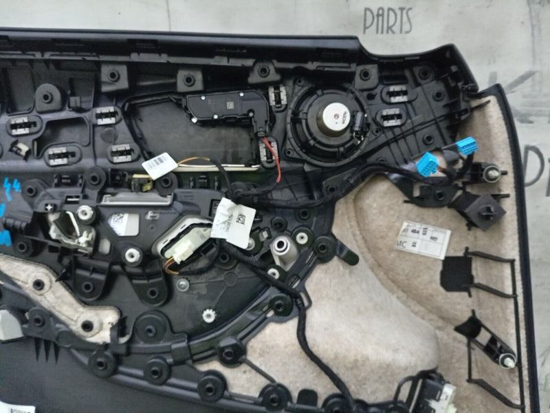 MERCEDES C CLASS W205 2014-2021 DRIVER SIDE FRONT DOOR CARD BLACK & BEIGE #