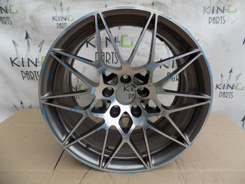BMW M3 M4 20" INCH ALLOY WHEEL COMPETITION 666 GREY FRONT 9JX20H2