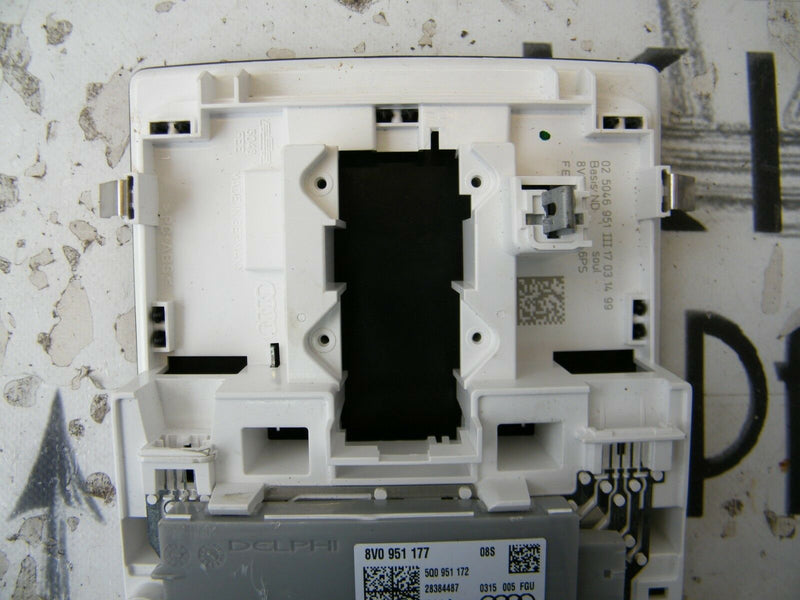AUDI A3 (8V) 2012-2016 S-LINE INTERIOR ROOF LIGHT UNIT IN BLACK 8V0947135A