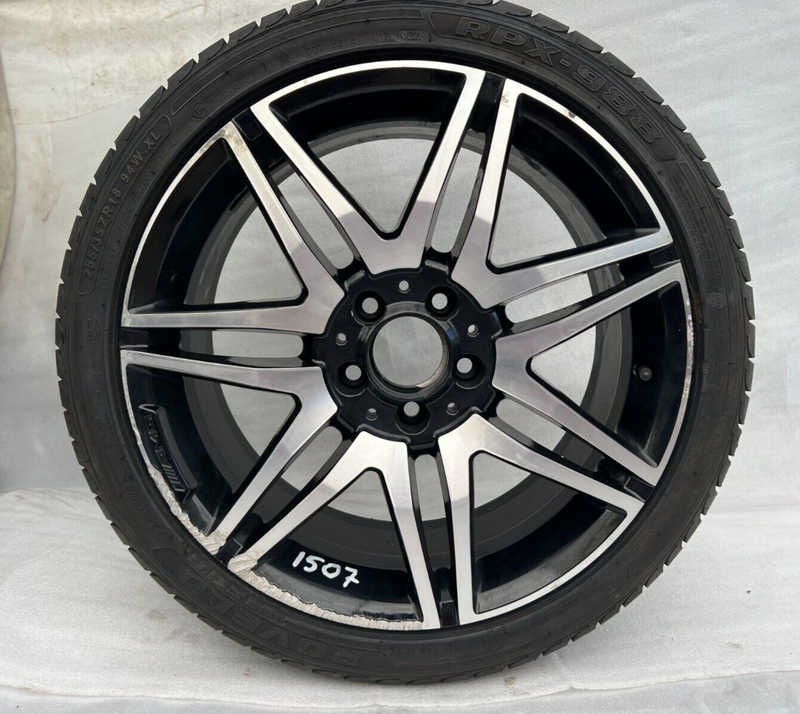MERCEDES C-CLASS W204 AMG 18" ALLOY WHEEL & TYRE 8.5J ET54 A2044010704