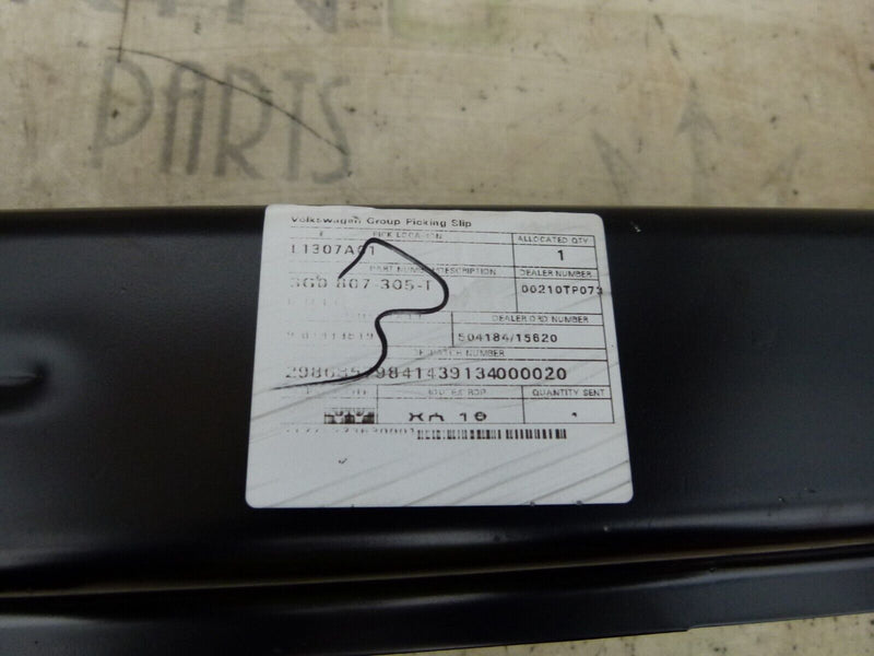 VW PASSAT B8 3G 2014-2019 REAR REINFORCEMENT BAR GENUINE 3G0807305
