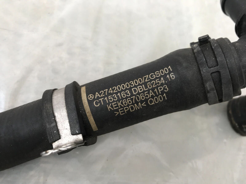 MERCEDES GLC X253 2016-21 2.0 PETROL ENGINE COOLANT WATER HOSE PIPE A2742000300