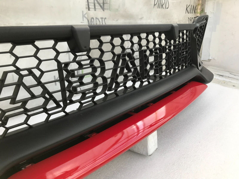 FIAT 500 ABARTH 595 LCI 2016-23 FRONT BUMPER LOWER GRILL & TRIM in RED 735633050