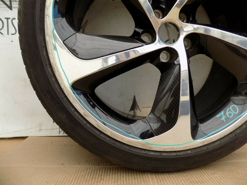 JAGUAR F TYPE FRONT 20" INCH ALLOY WHEEL+TYRE 255/35/ZR20 20X9 EX5M-1007-GA