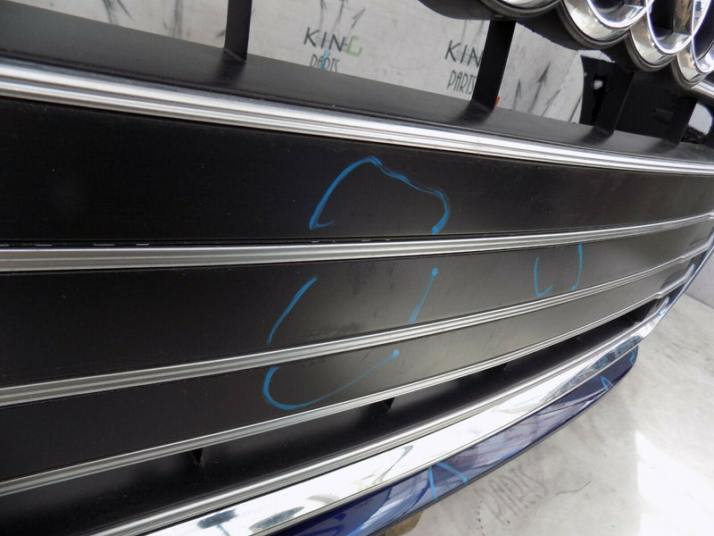 AUDI A6 S-LINE 4K0 C8 2019-ON NAVY BLUE FRONT BUMPER GENUINE 4K0853651