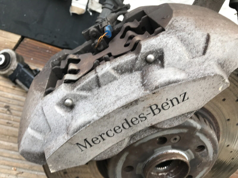 MERCEDES GLC X253 4MATIC COMPLETE FRONT RIGHT LEG 3x WISHBONE ARMS HUB CALIPER