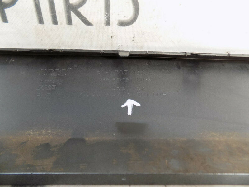 AUDI Q2 2017-ON FRONT BUMPER LOWER SPOILER IN GREY GENUINE 81A807110