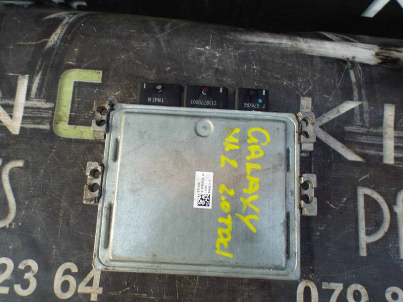 FORD GALAXY MK3 2.0 TDCI 2006-2015 ECU SET WITH IGNITION BARREL 6G91-12A650-EJ