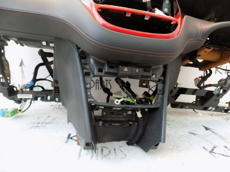 PEUGEOT 208 GTI 2012-2015 DASHBOARD WITH WIRING GENUINE BLACK & RED