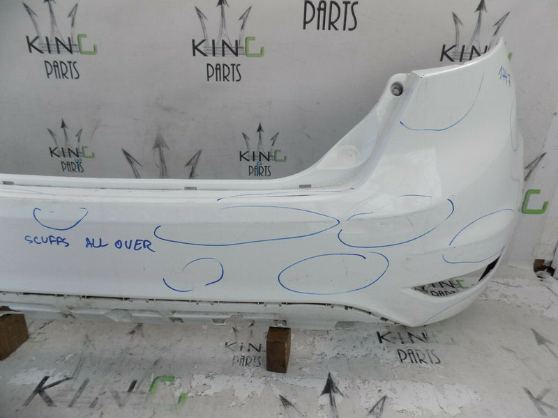 FORD FIESTA VI MK6 MK7 2008-2014 BLUE REAR BUMPER GENUINE 8A61-17K823