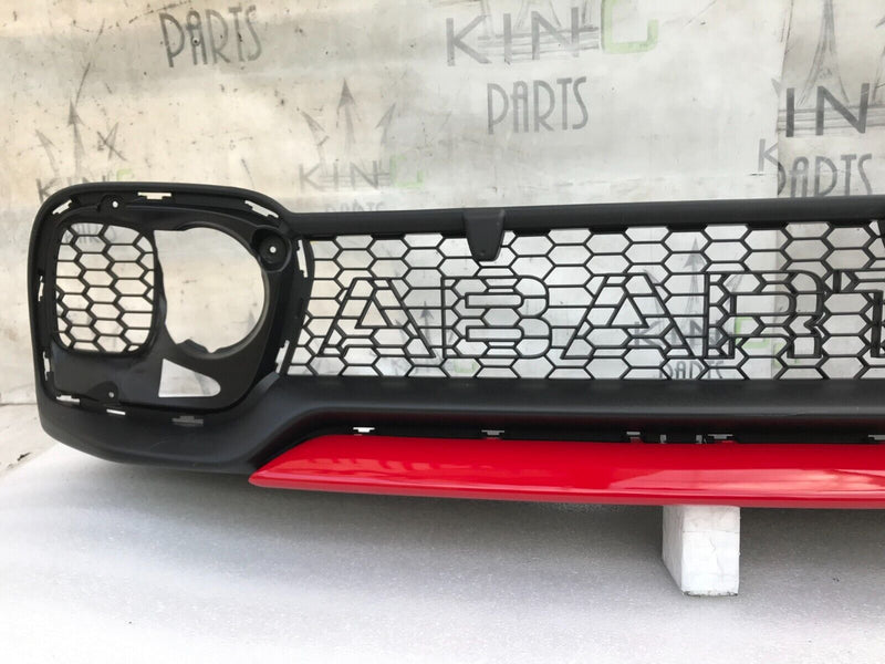 FIAT 500 ABARTH 595 LCI 2016-23 FRONT BUMPER LOWER GRILL & TRIM in RED 735633050