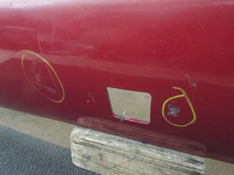Volkswagen VW Sharan 1996-2000 Rear Bumper Genuine Maroon (A8597)