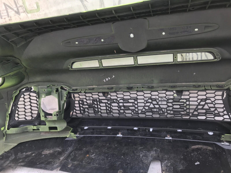 FIAT 500 ABARTH 595 2016-UP LCI FRONT BUMPER GREEN+GRILL OEM 735633044