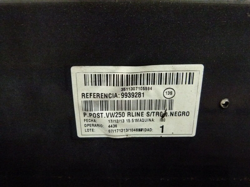 VOLKSWAGEN VW POLO 6R MK5 REAR BUMPER GENUINE 6P6807421