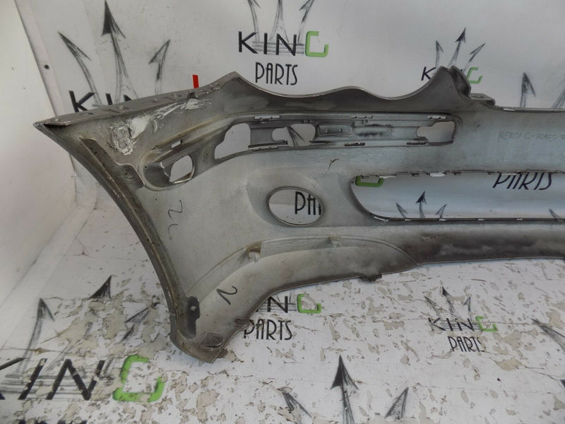 MERCEDES C CLASS W203 FACELIFT 2004-2007 SILVER FRONT BUMPER A2038853025