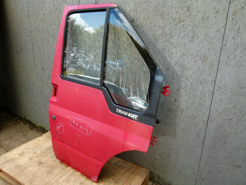 FORD TRANSIT MK4 2000-06 FRONT DOOR PANEL RIGHT DRIVER SIDE& WINDOW GLASS