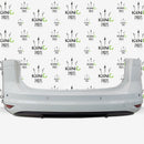 VW TOURAN II MK2 5T 2015-2018 WHITE REAR BUMPER GENUINE PDC 5TA807421AB