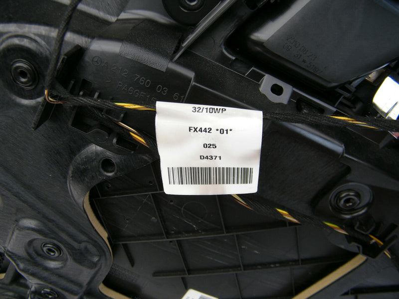 MERCEDES W212 E 220 2010-15 GENUINE REAR DOOR CARD LEFT SIDE N/S INTERIOR TRIM