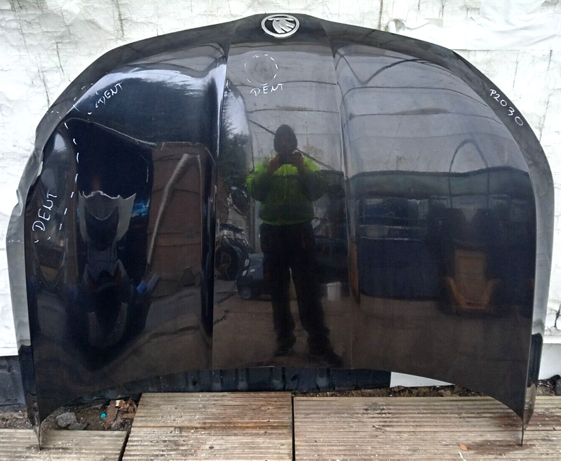 SKODA KAMIQ FRONT BONNET HOOD PANEL in BLACK