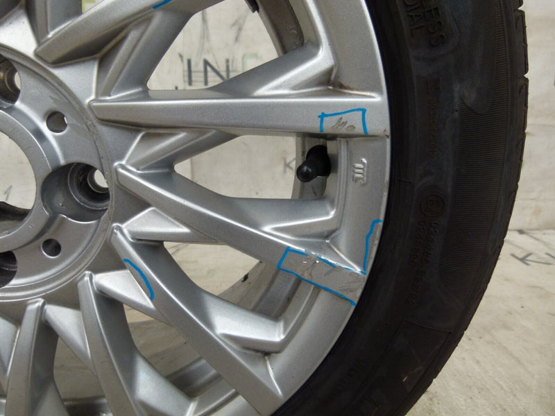 FIAT 500 ALLOY WHEEL RIM 15" & TYRE 185/55/15 6J ET35 GENUINE 52009577