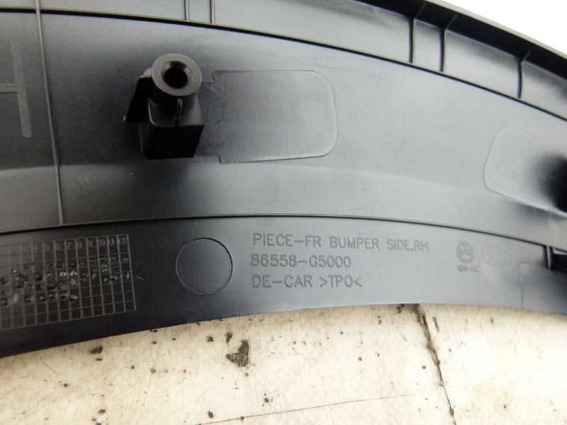 KIA NIRO 2016-2019 FRONT BUMPER RIGHT LOWER MOULDING GENUINE 86558G5000