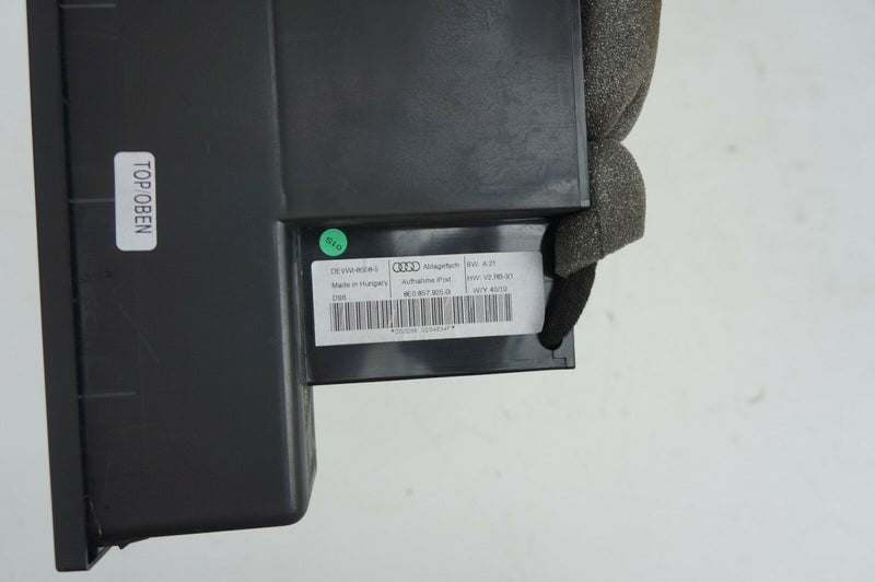 AUDI TT 8J MK2 2006-2014 S-LINE STORAGE COMPARTMENT MEDIA CONNECTOR 8E0857925G