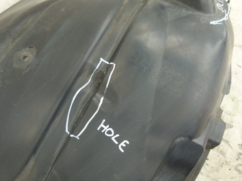 VAUXHALL CORSA D 2006-14 FRONT RIGHT WHEEL MUD GUARD COVER 13187359